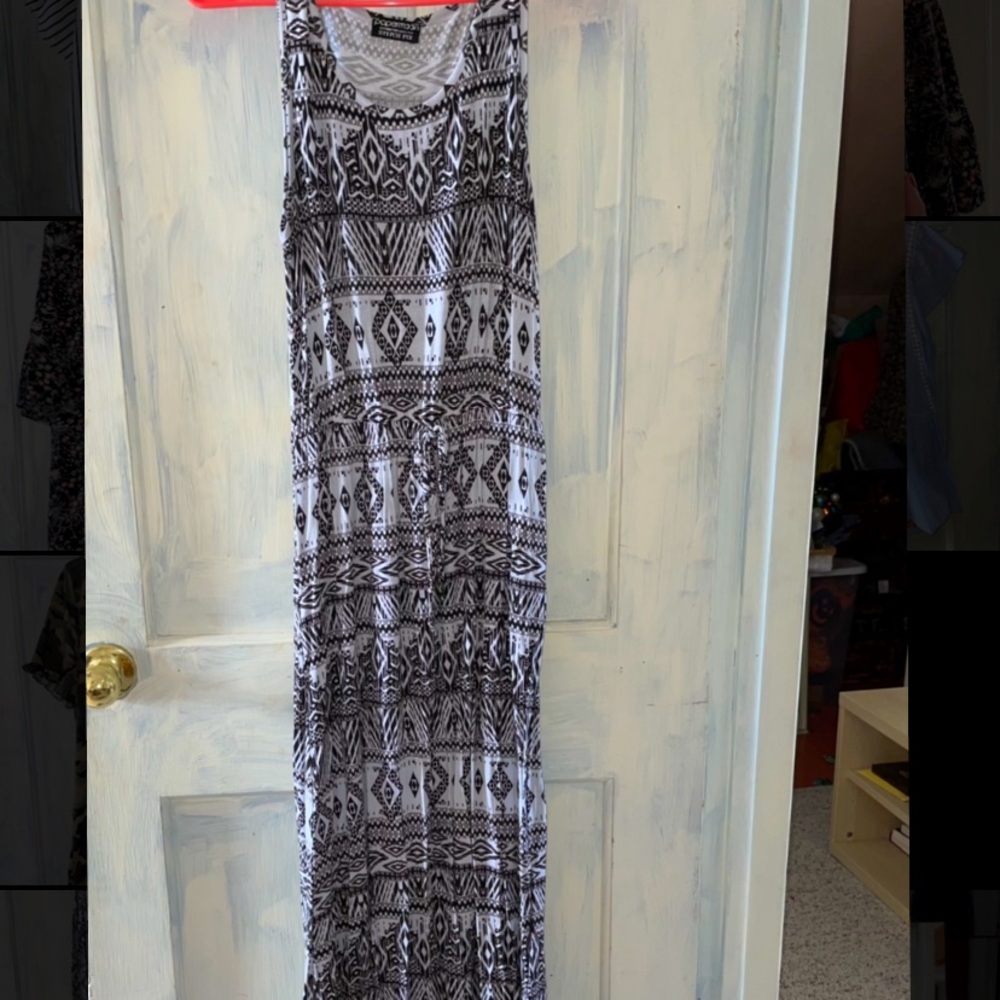 Aztec maxi dress